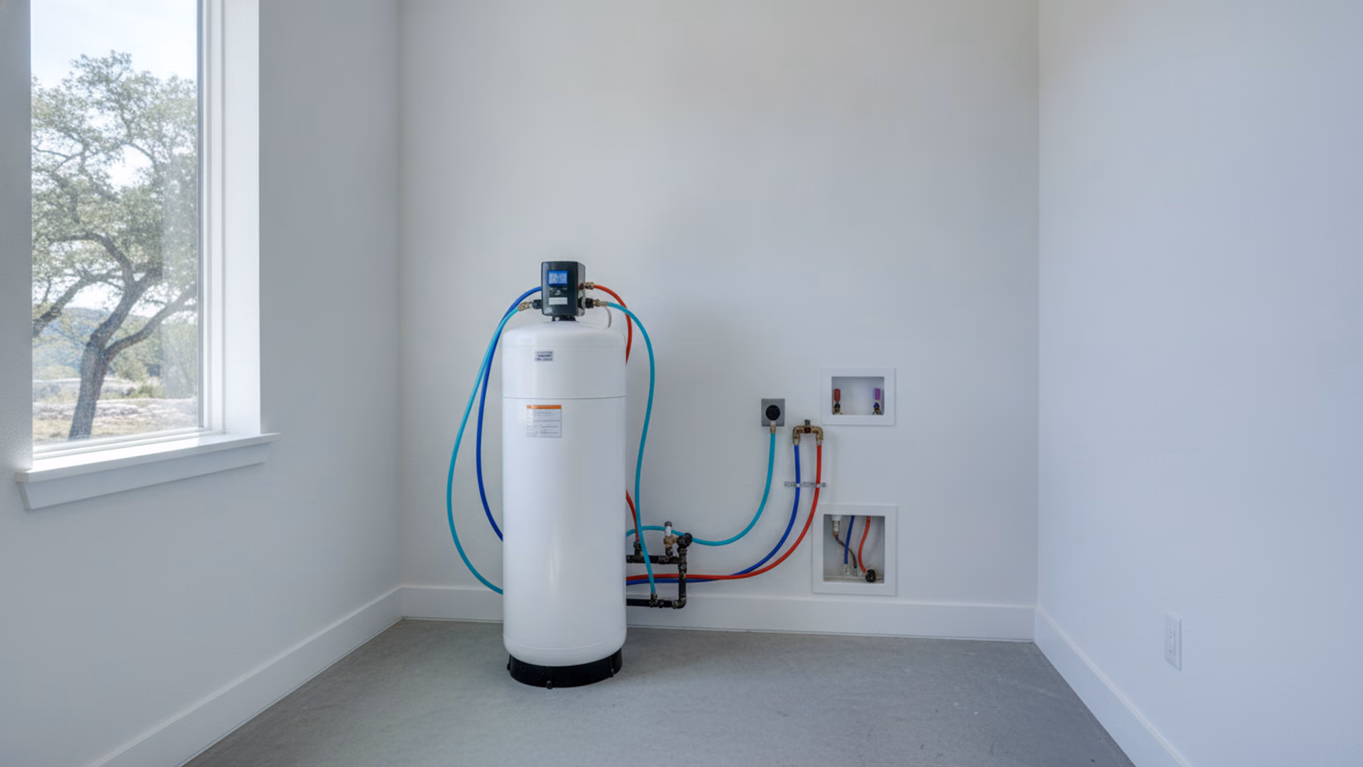 caresoft water softeners: installed system